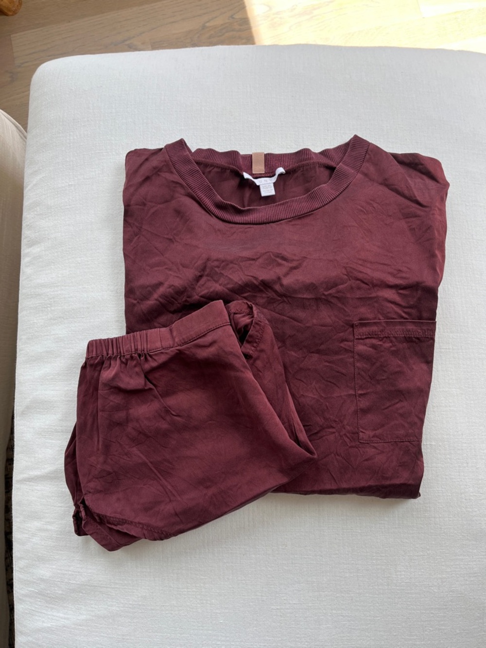 lunya 100% Silk Ribbed-Neck Washable Silk Tee Set